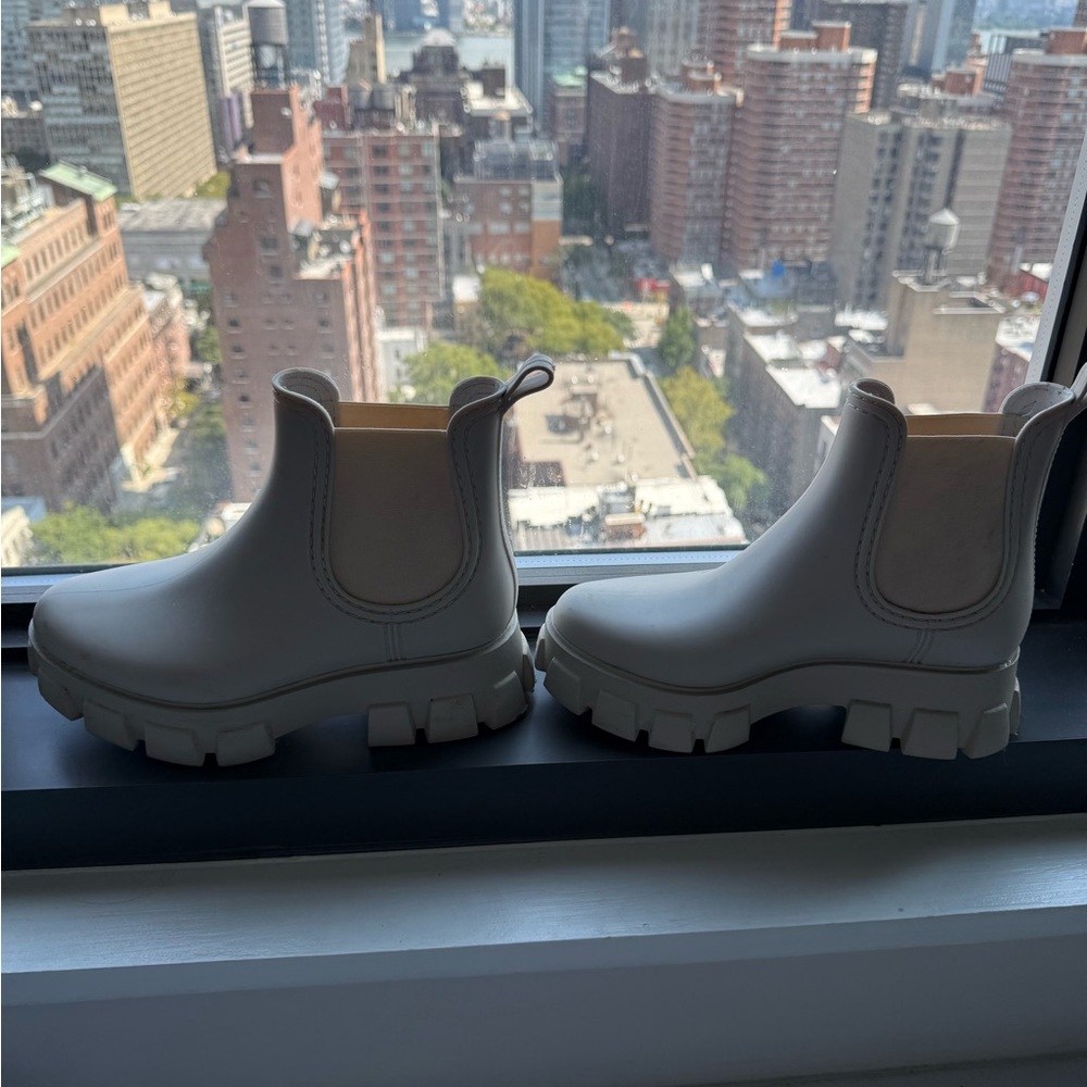 Jeffrey Campbell rain boots, booties
